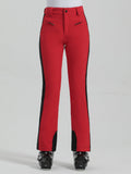 Les Odettes Gsou Snow Women's slim high-stretch outdoor ski pants, designed for snowboarding and skiing with a sleek fit.