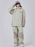 Women’s snow rabbit freeride baggy snowsuit by Les Odettes, featuring a cozy, stylish snowboard suit with a playful snow rabbit design.