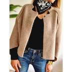 Veloura™ elegant coat by Les Odettes, showcasing a timeless, sophisticated design with a tailored fit and classic style.