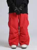 Men's Gsou Snow Mountain Chill freestyle baggy snowboarding pants by Les Odettes, showcasing durable waterproof fabric and relaxed fit.