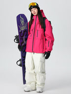 Men's Searipe durable mountain snow suit by Les Odettes, designed for all-season snowboarding and winter outdoor activities.