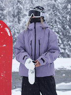 Women's Rabbit Snow ChillRider Thermal Mountain Pro snow jacket by Les Odettes, featuring a cozy thermal lining and mountain-ready design.