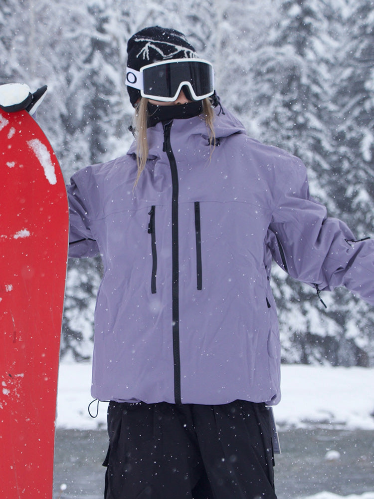 Women's Rabbit Snow ChillRider thermal mountain snow jacket by Les Odettes, featuring a winter-ready design and insulated snow protection.