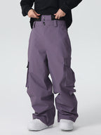 Men's Les Odettes Searipe mountain snow pants with durable, all-function baggy design, suitable for snow and winter outdoor activities.