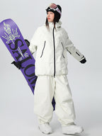 Men's Searipe unisex snow suit by Les Odettes, durable mountain all-weather baggy snow gear with waterproof fabric and insulated design.