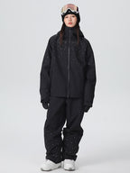 Women's SnowLuxe Spark Crystal mountain snow suit by Les Odettes, featuring a stylish, insulated winter snow suit with sparkle details.