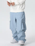 Men's Les Odettes Searipe mountain snow pants, durable all-function baggy men's snow pants with waterproof fabric and adjustable waist.