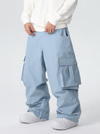 Men's Les Odettes Searipe durable mountain snow pants with adjustable waistband and reinforced knees, suitable for all winter activities.