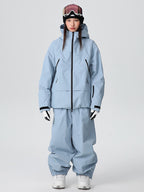 Men's Searipe unisex mountain snow suit by Les Odettes, durable all-weather baggy snow suit with insulated design.