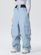 Women's Les Odettes Searipe durable mountain snow pants with baggy fit and all-function design for winter outdoor activities.