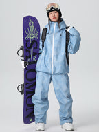 Les Odettes Women's SnowLuxe Spark Crystal Chic mountain snow suit with shimmering details and winter-ready design.