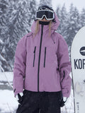 Women's Rabbit Snow ChillRider Thermal Mountain Pro snow jacket by Les Odettes, featuring a winter-ready insulated design and snow-resistant fabric.