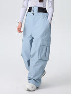 Women's Les Odettes snow pants with durable, all-function baggy design for mountain and winter outdoor activities.