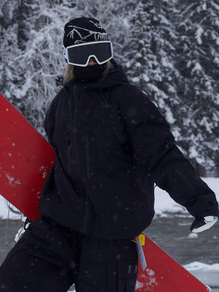 Women’s Rabbit Snow ChillRider Thermal Mountain Pro Snow Jacket by Les Odettes, featuring insulated design and mountain-ready features.