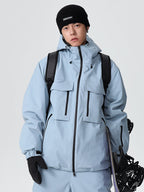 Men's Les Odettes Searipe durable mountain snow jacket with all-weather features, suitable for winter outdoor activities.