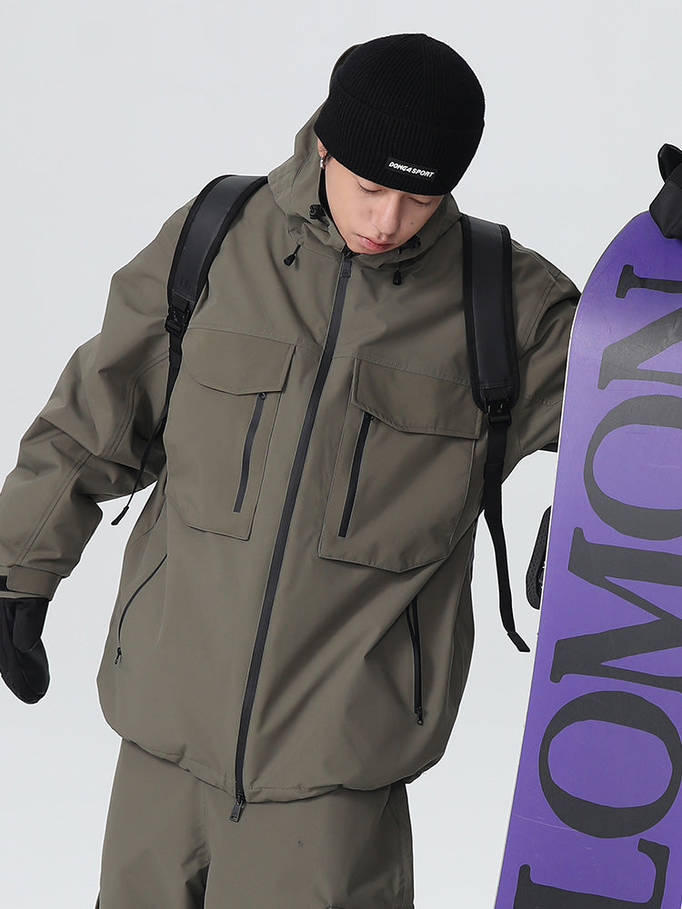 Men's Les Odettes Searipe mountain snow jacket, durable all-function men's snow jacket with waterproof and insulated features.