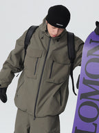 Men's Les Odettes Searipe mountain snow jacket, durable all-function men's snow jacket with waterproof and insulated features.