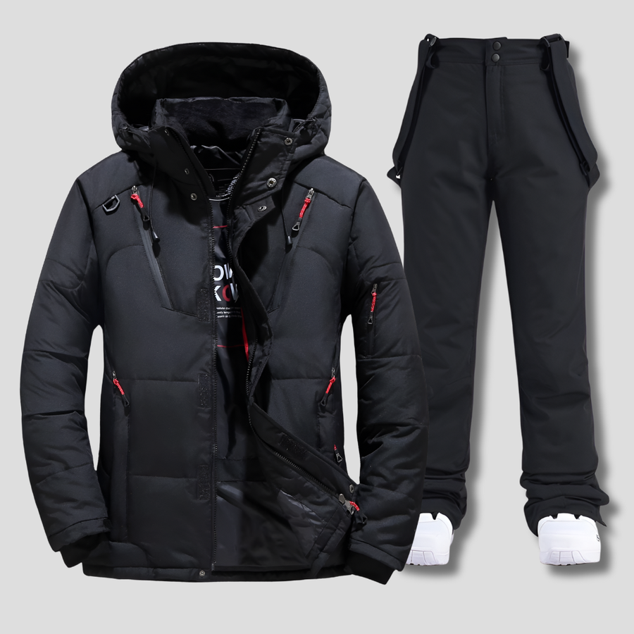 Men’s Ski Suit – Weather-Resistant One-Piece Snowsuit for Winter Outdoor Activities