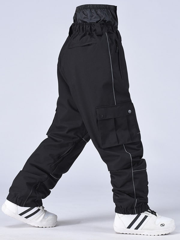 Les Odettes Women's SnowCraze Alpine Explorer freestyle snow pants with baggy fit and waterproof snowboarding design.