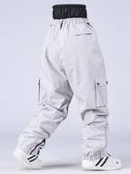 Les Odettes women's SnowCraze Alpine Explorer snow pants, baggy freestyle snow pants, suitable for winter outdoor activities.
