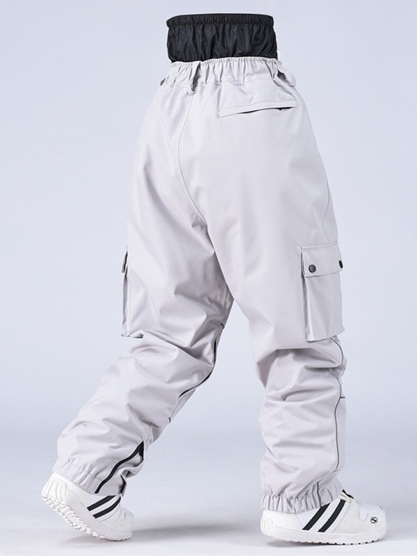 Les Odettes women's SnowCraze Alpine Explorer snow pants, baggy freestyle snow pants, suitable for winter outdoor activities.