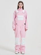 Women's Rabbit Snow Freestyle Mountain Discover snowboard pants by Les Odettes, featuring waterproof ski bibs with snow-resistant fabric.
