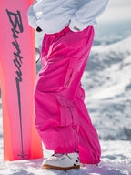 Men's Les Odettes Rabbit Snow Prime Cargo snowboard pants with baggy fit and multiple pockets, designed for winter snowboarding.