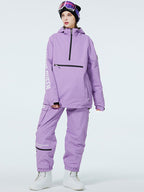 Men's Les Odettes WinterPeak SnowGuard snowboarding anorak with half-zip, designed for winter snow suits and outdoor snow activities.