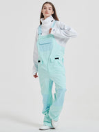 Women’s Rabbit Snow Freestyle Mountain snowboard pants by Les Odettes, featuring waterproof fabric, adjustable straps, and snow-resistant design.