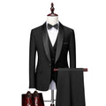 Men’s 3 Piece Slim Fit Suit – Formal Blazer Vest and Trousers Set