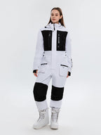 Les Odettes Women's Arctic Queen Slope Star Icon Ski Suit, winter snow jumpsuit with a stylish design and insulated fit.