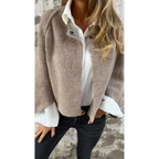 Veloura™ elegant coat by Les Odettes featuring a classic design, tailored fit, and sophisticated style for stylish outerwear.