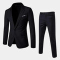 Men’s Elegant Suit Set – Tailored Blazer and Trousers Formal Wear