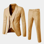 Men’s Elegant Suit Set – Tailored Blazer and Trousers Formal Wear