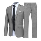 Men’s Elegant Suit Set – Comfortable Tailored Blazer and Trousers