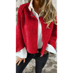 Veloura™ elegant coat by Les Odettes featuring a classic design, tailored fit, and sophisticated style in a neutral color.