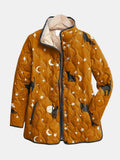 Les Odettes Greta™ casual quilted jacket in neutral color, featuring a relaxed fit and stylish quilting pattern.