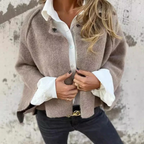 Veloura™ elegant coat by Les Odettes, featuring a classic design with tailored fit and sophisticated details.
