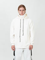 Men's Snowall Unisex Mountain Dope snow hoodie by Les Odettes, featuring fleece fabric, mountain-inspired design, and a cozy fit.