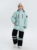 Kids' unisex Arctic Queen one-piece snowboarding and skiing snowsuit by Les Odettes, featuring a stylish winter snow suit for children.