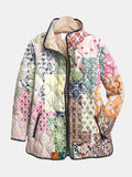 Les Odettes Ella™ casual floral jacket with vibrant flower patterns, lightweight fabric, and relaxed fit, suitable for spring and summer.