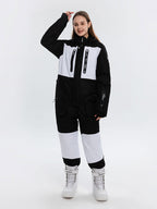 Women's Arctic Queen Slope Star icon ski suit by Les Odettes, winter snow jumpsuit with a stylish, insulated one-piece design.