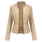 Apricot Zyra™ jacket by Les Odettes featuring a sleek, modern design with clean lines and a stylish fit.