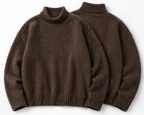 Women’s Oversized High-Neck Knit Sweater – Relaxed Winter Layer
