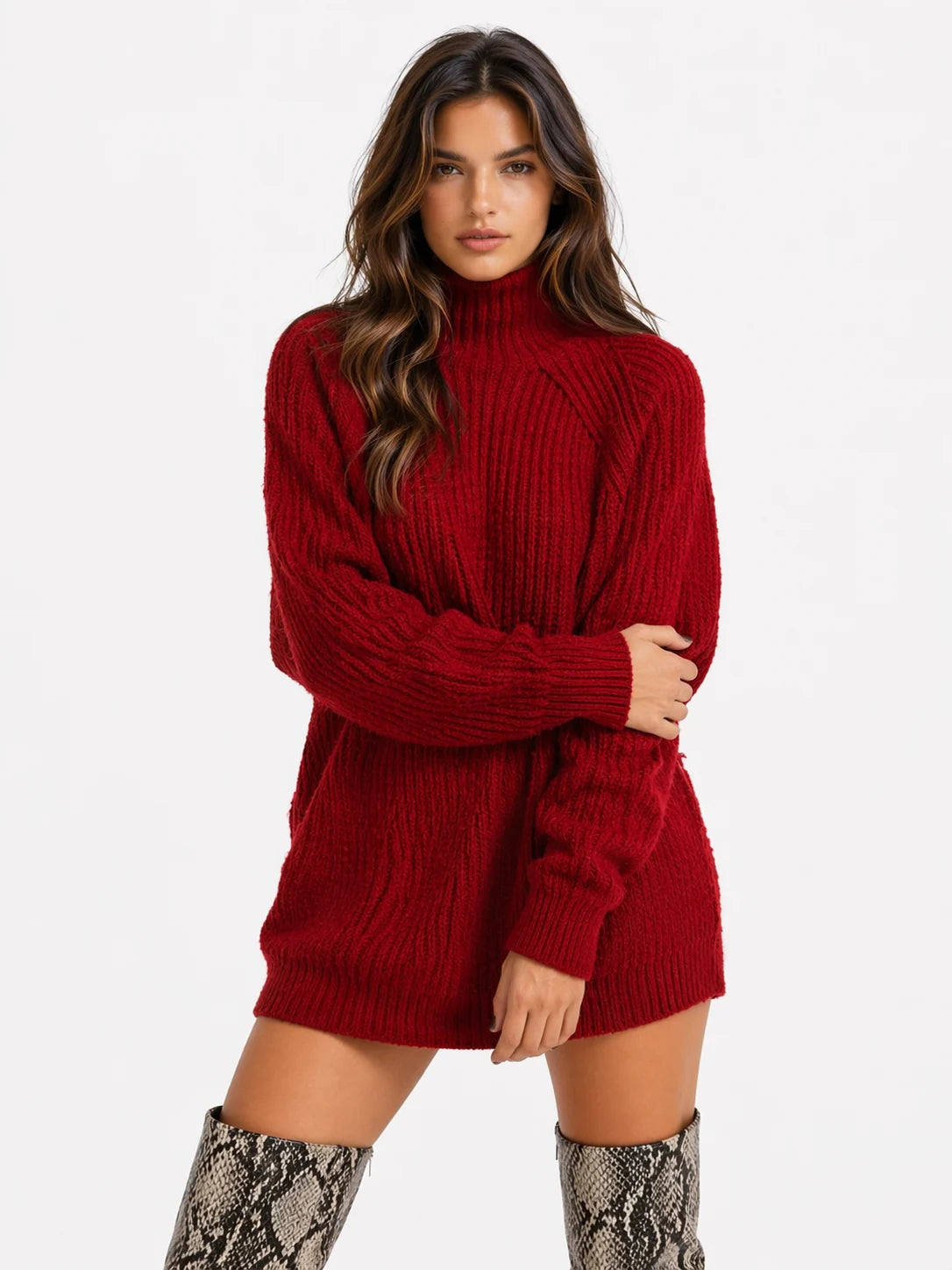 Women’s Oversized Knit Sweater – Soft & Versatile Layer