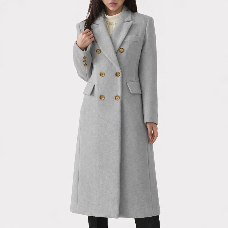 Ziva™ cozy overcoat by Les Odettes, shown in a stylish, warm outerwear design with a tailored fit and soft fabric texture.