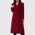 Ziva™ cozy overcoat by Les Odettes, shown in a stylish, warm fabric with a relaxed fit and button details.