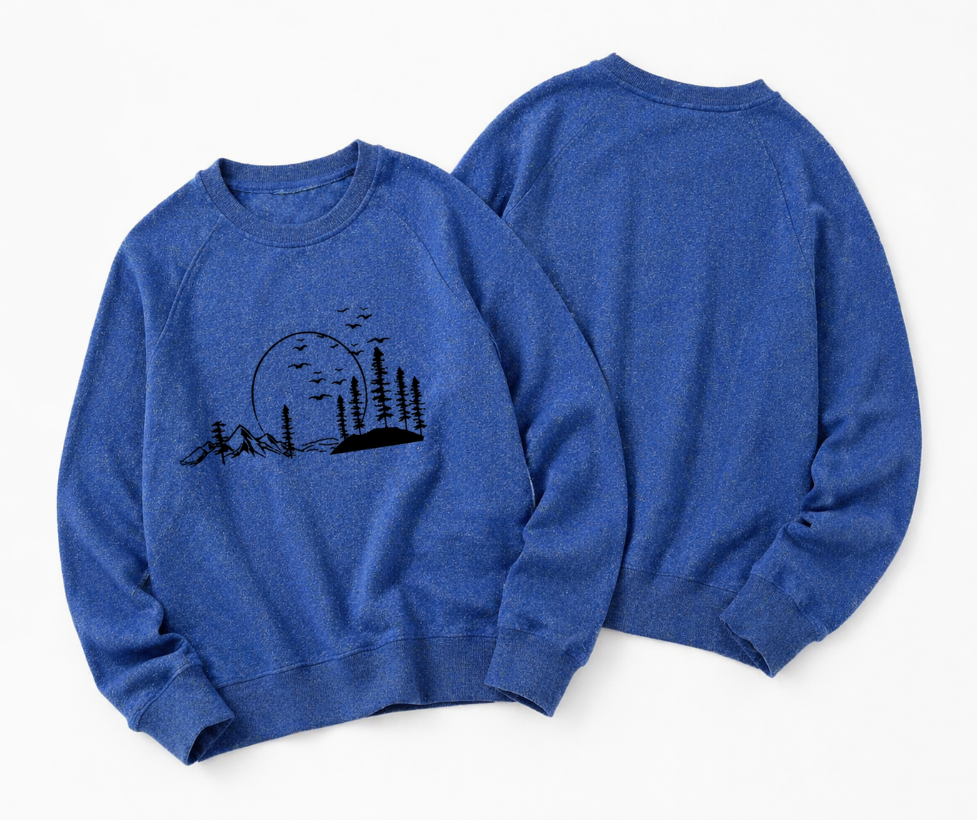 Women’s Round Neck Lightweight Sweater – Nature-Inspired Design