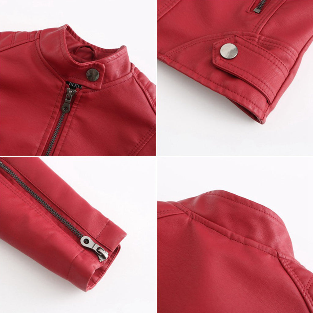 Les Odettes Zyra™ sleek modern jacket with a minimalist design, shown in a close-up emphasizing smooth fabric and stylish fit.