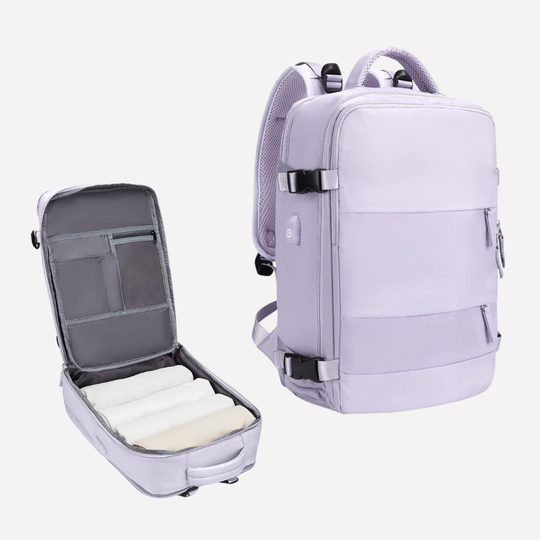 Unisex Travel Backpack – Large Capacity Multi-Compartment Laptop Bag